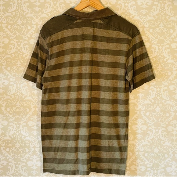 Point Zero Polo Shirt Olive/Army Green Large * - Picture 2 of 6